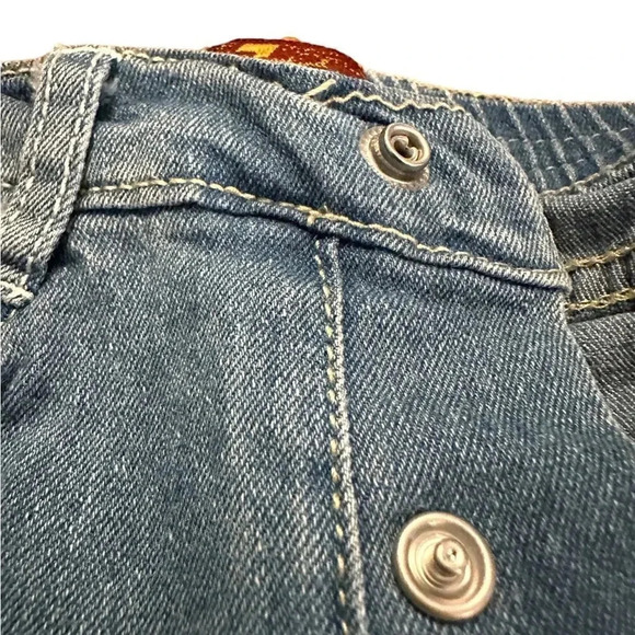 7 For All Mankind | Infant Split Hem Skinny Jeans (12 mos) 👖 - Picture 3 of 7